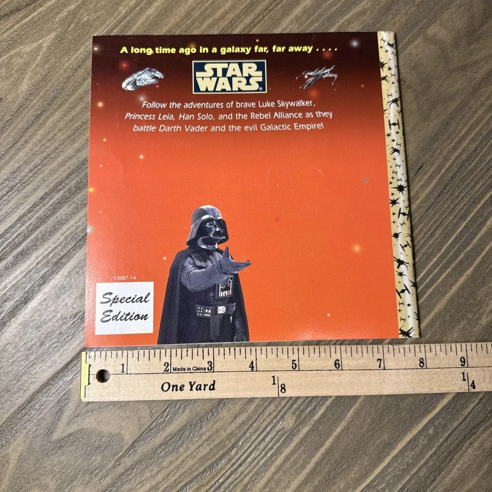 VTG A Little Golden Book Star Wars IV A New Hope Paperback Children's Book 1997